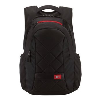 Раница за лаптоп Case Logic DLBP-116K, до 16" (40.64 cm), полиестер, черна | JAR Computers Case Logic DLBP-116K