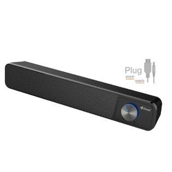 Тонколона Kisonli i-560, 1.0, черен, 3.5mm стерео | JAR Computers Kisonli i-560