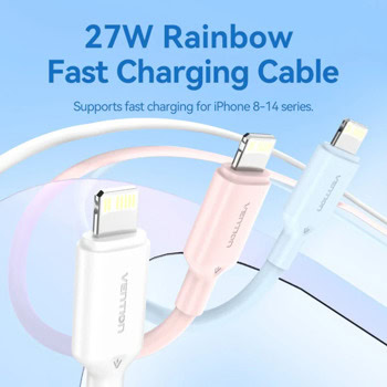 кабел Vention LAKWF USB C m to Lighting m | JAR Computers кабел Vention LAKWF USB C m to Lighting m