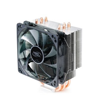 Охлаждане за процесор DeepCool GAMMAXX 400 V2 (Blue), съвместимост с Intel LGA 1700/1200/115X/1366/ & AMD AM4/FM2+/FM2/FM1/AM3+/AM3/AM2+/AM2 | JAR Computers DeepCool GAMMAXX 400 V2 (BLUE)