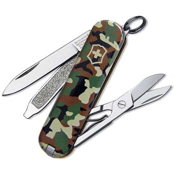 Джобен нож Victorinox Classic Camouflage, зелена | JAR Computers Victorinox Classic Camouflage 0.6223.94