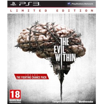 Игра за конзола The Evil Within Limited Edition, Съдържа : лентикулярна 3D карта, Sebastian's Diary, DLC The Fighting Chance, за PS3 | JAR Computers The Evil Within LE