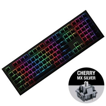 Ducky Shine 7 Gunmetal Gray RGB Cherry MX Silver