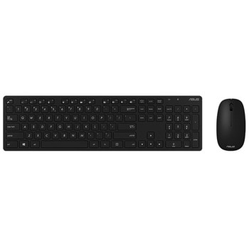 Комплект клавиатура и мишка Asus W5000, безжични, оптична мишка(1600 dpi), черни | JAR Computers Asus W5000 90XB0430-BKM2C0