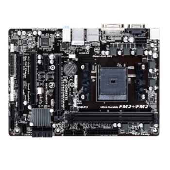 Дънна платка Gigabyte F2A88XM-HD3, AMD A88X, FM2+, DDR3, PCI-E 3.0 (HDMI & DVI)(CF), SB7.1, Lan1000, 8x SATA 6Gb/s RAID 0,1,5,10, 2x USB3.0, mATX | JAR Computers Gigabyte F2A88XM-HD3