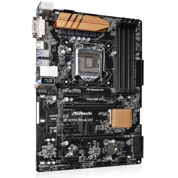 Дънна платка ASRock H170 Pro4/D3, H170, LGA1151, DDR3/DDR3L, PCI-E (HDMI&DVI)(CFX), 6x SATA 6Gb/s, 2x SATA Express, 6x USB 3.0, ATX | JAR Computers ASRock H170 Pro4/D3
