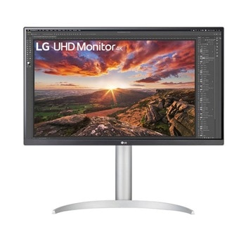 Монитор LG 27UP850-W, 27" (68.58 cm) IPS панел, 4K UHD, 5ms, 320 cd/m2, DisplayPort, HDMI, USB Type C | JAR Computers LG 27UP850-W