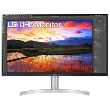 Монитор LG 32UN650P-W, 31.5" (80.01cm), IPS панел, UHD, 5ms, 350cd/m2, DisplayPort, HDMI, AMD FreeSync | JAR Computers Монитор LG 32UN650P-W