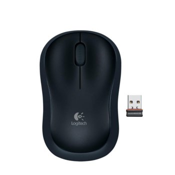 Мишка Logitech M175, безжична, оптична (1000dpi), OEM, USB, черна | JAR Computers Logitech M175 OEM