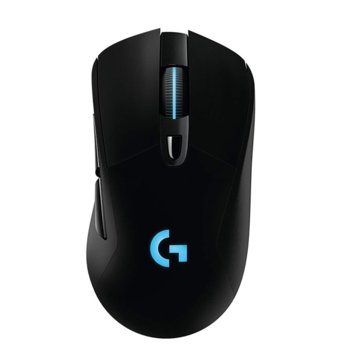 Мишка Logitech G703 LIGHTSPEED, оптична (12,000 dpi), безжична, RGB подсветка, черна | JAR Computers Logitech G703 LIGHTSPEED - BLACK