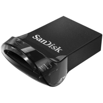 Памет 256GB USB Flash Drive, SanDisk Ultra Fit, USB 3.1, черна | JAR Computers SanDisk Ultra Fit SDCZ430-256G-G46