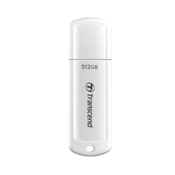 Памет 512GB USB Flash Drive, Transcend JetFlash 730, USB 3.1 Gen 1, бяла | JAR Computers Transcend JetFlash 730 512GB White TS512GJF730