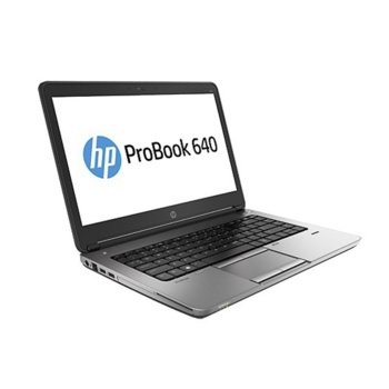 Лаптоп 14" (35.56cm) HP ProBook 640 (H5G68EA), двуядрен Intel Core i5-4200M 2.5/3.1GHz, HD+ LED Display, 4GB, 128GB SSD, 4x USB3.0, 2.00kg, Windows 7 Pro, 3г. гаранция | JAR Computers 14 HP ProBook 640 H5G68EA