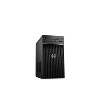 Настолен компютър Dell Precision 3630 Tower (#DELL02358), шестядрен Coffee Lake Intel Xeon E-2136 3.3/4.5 GHz, Radeon Pro WX 5100 8GB, 16GB DDR4, 1TB HDD & 256GB SSD, 1x USB 3.1 Type C, клавиатура и мишка, Windows 10 | JAR Computers Dell Precision 3630 Tower #DELL02358