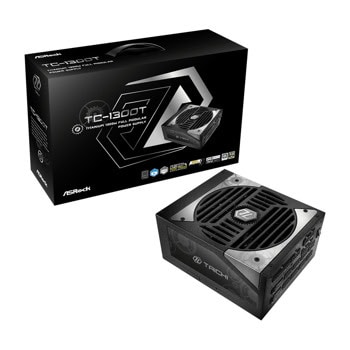 Захранване ASRock TC-1300T, 1300W, Active PFC, 80 Plus Titanium, 135mm вентилатор | JAR Computers ASRock TC-1300T