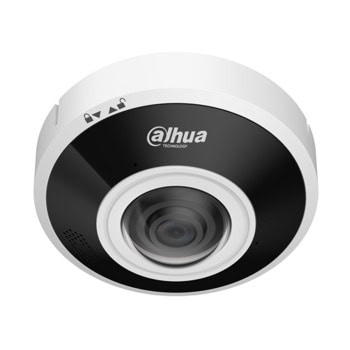 IP камера Dahua IPC-EBW5641-AS, куполна Fisheye, 6Mpix(2560x2560@30fps), 1.68mm Fish Eye обектив, H.265+/H.265/H.264+/H.264/MJPEG, IR осветеност (до 15 метра), външна IP67/IK10, PoE, microSD слот до 512GB, микрофон и говорител | JAR Computers Dahua IPC-EBW5641-AS