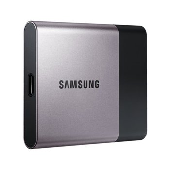 Памет SSD 250GB Samsung Portable SSD T3, USB 3.1(TypeC), външна, Shock-resistant метална кутия, сив, скорост на четене 450MB/s | JAR Computers 250GB Samsung Portable SSD T3 MU-PT250B/EU