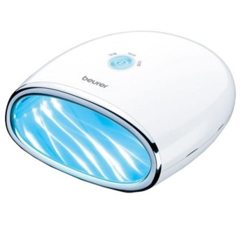 UV лампа Beurer MP 48, 24W, сушене на LED и UV гел-лакове ноктите на ръцете и краката, 18 мощни LED светодиода, бяла | JAR Computers Beurer MP 48 57101_BEU