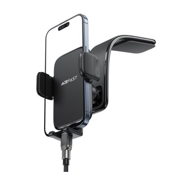 Стойка за телефон Acefast D28, универсална, за кола, алуминиева, въртене на 360°, черна | JAR Computers Стойка Acefast D28 черна