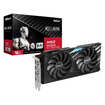 Видео карта AMD Radeon RX 7900 GRE, 16GB, ASRock Challenger, OC, PCI-E 4.0, GDDR6, 256-bit, DisplayPort, HDMI | JAR Computers ASRock Radeon RX 7900 GRE Challenger OC