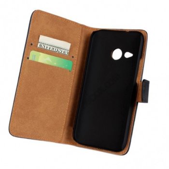 Wallet Flip Case for HTC ONE 2 M8 Mini black