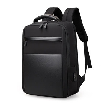 Раница за лаптоп BP-12, до 15.6" (39.62 cm), полиестер, USB порт, черна | JAR Computers Раница за лаптоп BP-12 Black 45301