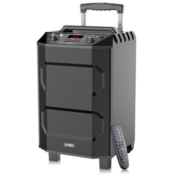 Тонколона Fenda F&D T5 Trolley, 2.1, 33W, караоке, 3.5mm AUX, 6.3mm AUX, USB, FM, Bluetooth, черна | JAR Computers Fenda F&D T5 Trolley