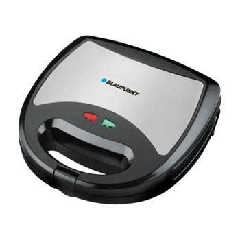 Тостер преса Blaupunkt SMS611, приготвя гофрети и сандвичи, електрическа скара, 750W, черна | JAR Computers електрическа грил преса blaupunkt sms611