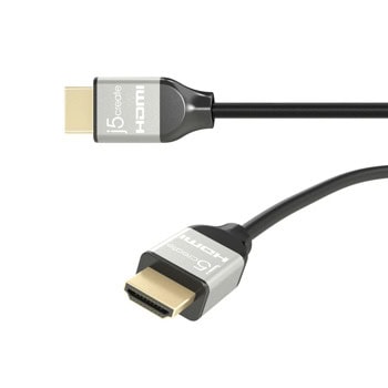 Кабел j5create JDC52, от HDMI(м) към HDMI(м), 2m, черен, 4K@60Hz | JAR Computers Кабел j5create JDC52