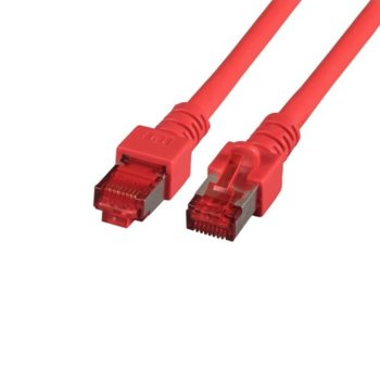 Пач кабел EFB Elektronik, SFTP, Cat.6, 0.25m, червен | JAR Computers EFB Elektronik Cat.6 0.25m SFTP червен K5512.0,25