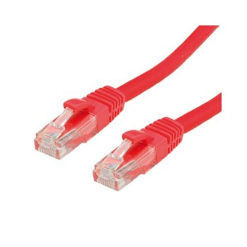 Пач кабел ROLINE 21.15.1531, UTP, Cat.6, 1 м, червен, AWG26 | JAR Computers ROLINE 21.15.1531 UTP Cat.6 1 м червен AWG26