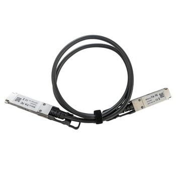 Оптичен пач кабел Mikrotik Q+DA0001, от QSFP+ към QSFP+, Direct Attach Cable(DAC), 1m | JAR Computers MikroTik Q+DA0001