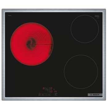 Плот за вграждане Bosch PKM645BB2E, 3 нагревателни зони, витрокерамичен, сензорно управление, черен | JAR Computers Bosch PKM645BB2E