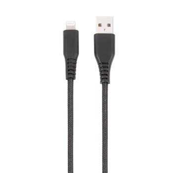 Кабел Vivanco 61688, от USB A(м) към Lightning(м), 1.5m, черен | JAR Computers Vivanco 61688