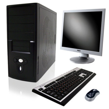 Настолен компютър PC "Старт" & 17" (~43 cm) MAG LP-717, Intel® Celeron® 430 1.8GHz, 2GB RAM, 320GB HDD, DVDRW, SB5.1, Lan, OpticalMouse & KBD, 1г. Гаранция | JAR Computers PC "Старт" & 17" (~43 cm) MAG LP-717