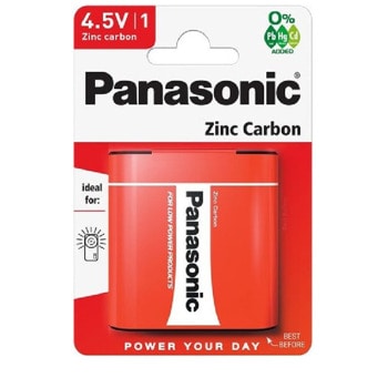 Батерия цинкова Panasonic 3R12RZ/1BP