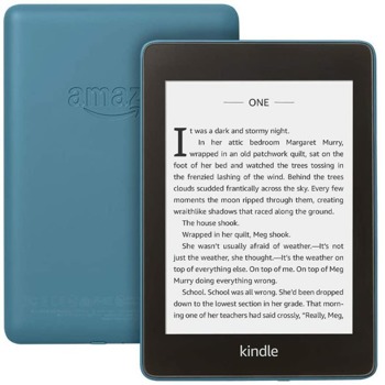 Електронна книга Amazon Kindle Paperwhite 2018г., 6" (15.24 cm) сензорен екран, Wi-Fi, процесор 1GHz, 32GB Flash памет, син image