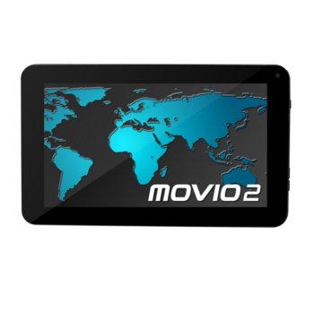 Navroad Movio2, навигация за кола, сензорен 7" (17.78cm) екран, 8GB Flash памет (+microSD до 64GB), ФМ трансмитер, навигация на български език, камера 2MP, карти на Европа с безплатно обновяване | JAR Computers Navroad Movio2