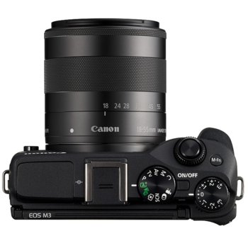 Canon EOS M3 black 9694B012AA + EF-M 18-55mm