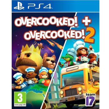 Игра за конзола Overcooked! + Overcooked! 2 - Double Pack, за PS4 | JAR Computers Overcooked! + Overcooked! 2 - Double Pack PS4
