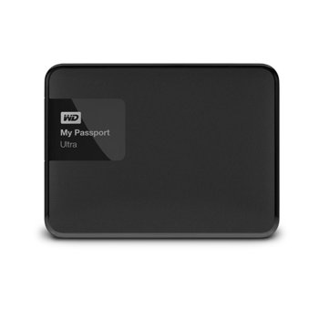 Твърд диск 4TB Western Digital My Passport Ultra(черен), външен, 2.5" (6.35 cm), USB 3.0 | JAR Computers Western Digital My Passport Ultra WDBBKD0040BBK