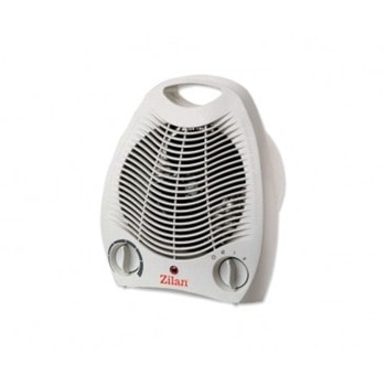 Вентилаторна печка Zilan ZLN6171, 2000W, регулируем термостат, безопасност срещу прегряване, бял image