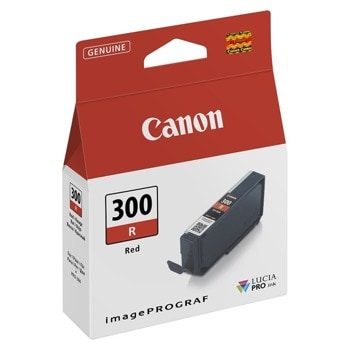 Касета за Canon imagePROGRAF PRO-300, Red, - 4199C001AA - Canon PRO-300 - Заб.: 920 брой копия, 14 ml капацитет | JAR Computers Касета Canon PFI-300 Red 4199C001AA