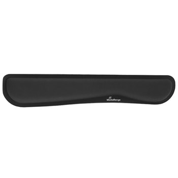 Подложка за китки MediaRange Ergonomic Keyboard Pad With Gel Wrist Support, черна, 460 x 85 x 25mm | JAR Computers MediaRange Ergonomic Keyboard Pad Wrist Support