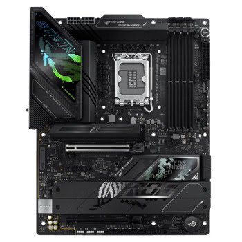 Дънна платка Asus ROG STRIX Z890-F GAMING WIFI, Z890, LGA1851, DDR5, PCI-E 5.0 (Thunderbolt&DP&HDMI), 4x SATA 6Gb/s, 5x M.2, 6x USB 3.2 Gen2, 2.5G LAN, Wi-Fi 7, Bluetooth 5.4, ATX | JAR Computers Asus ROG STRIX Z890-F GAMING WIFI