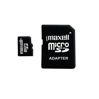 Карта памет 4GB microSD, Maxell, +SD адаптер, Class10 image
