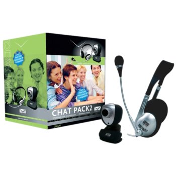Chat Pack2, Headset+Microphone +Webcamera