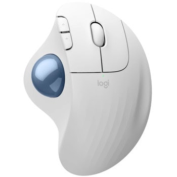 Мишка Logitech ERGO M575S, оптична (2000 dpi), безжична, Bluetooth, USB, бяла, Trackball | JAR Computers Logitech ERGO M575S Off-White 910-007030