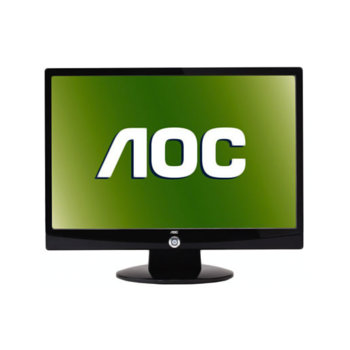 Монитор 18.5" (47 cm) AOC 917Sw+, 5ms, 30 000:1 300cd/m2, черен, TCO'03, 3г | JAR Computers AOC 917Sw+