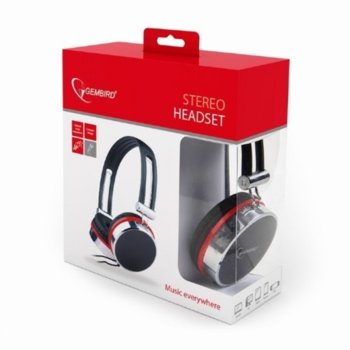 Слушалки Gembird MHS-903, с микрофон, 2 х 3.5 мм жак, черни | JAR Computers Gembird MHS-903